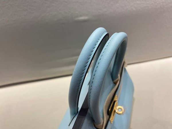 Hermès Birkin 30 Swift Bleu De Nord x Gold Hardware