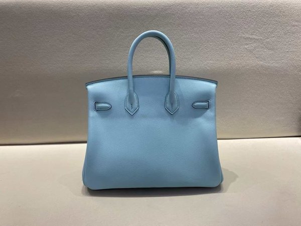 Hermès Birkin 30 Swift Bleu De Nord x Gold Hardware