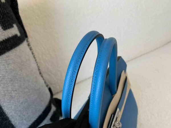 Hermès Birkin 30 Togo Bleu Paradis x Palladium Hardware