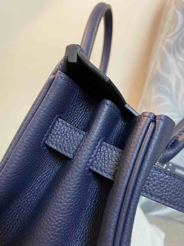 Hermès Birkin30 Togo Bleu Nuit x Gold Hardware
