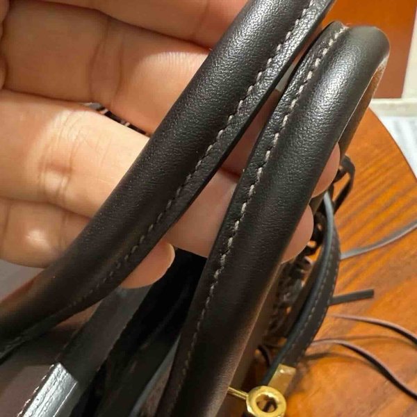 Hermès Birkin30 Sellier Togo Ebene Tassel x Gold Hardware