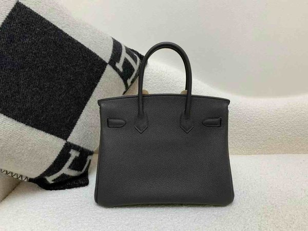 Hermès Birkin30 Togo Ebene x Palladium Hardware