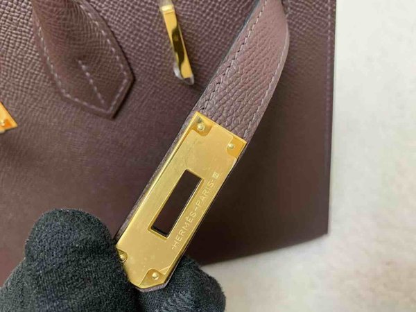Hermès Birkin 30 Sellier Epsom Rouge x Gold Hardware