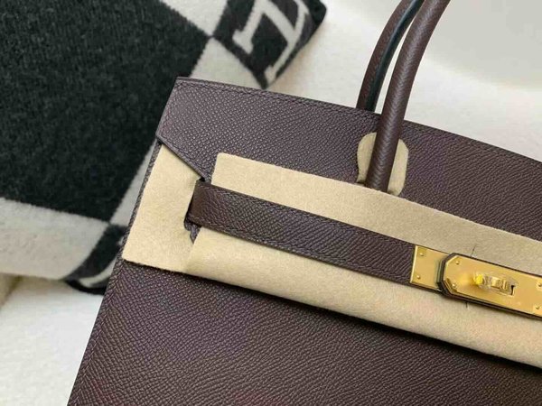 Hermès Birkin 30 Sellier Epsom Rouge x Gold Hardware