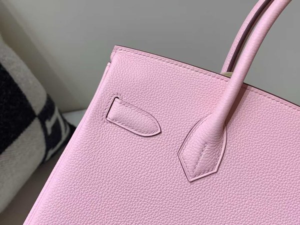 Hermès Birkin 30 Togo Rose Sakura x Palladium Hardware