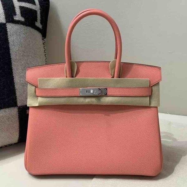 Hermès Birkin 30 Togo Crevette x Palladium Hardware(HCP)