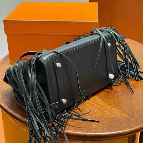 Hermès Birkin30 Sellier Togo Noir Tassel x Palladium Hardware