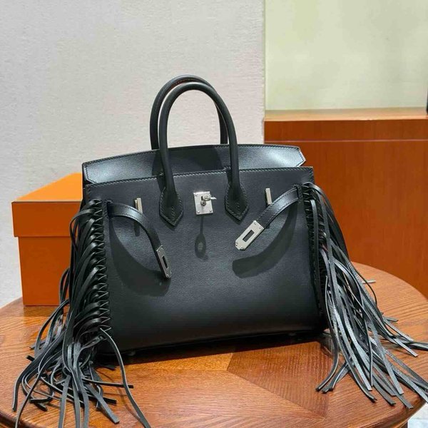 Hermès Birkin30 Sellier Togo Noir Tassel x Palladium Hardware