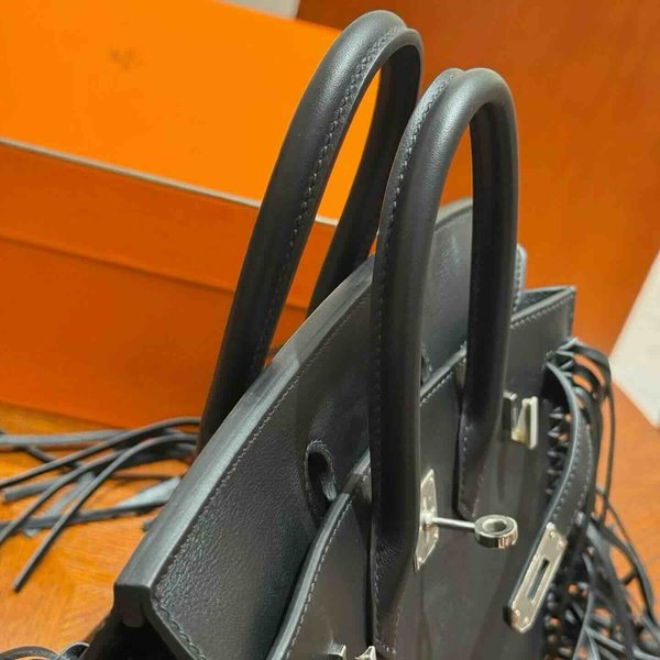 Hermès Birkin30 Sellier Togo Noir Tassel x Palladium Hardware