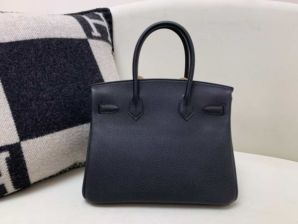 Hermès Birkin 30 Togo Noir x Gold Hardware