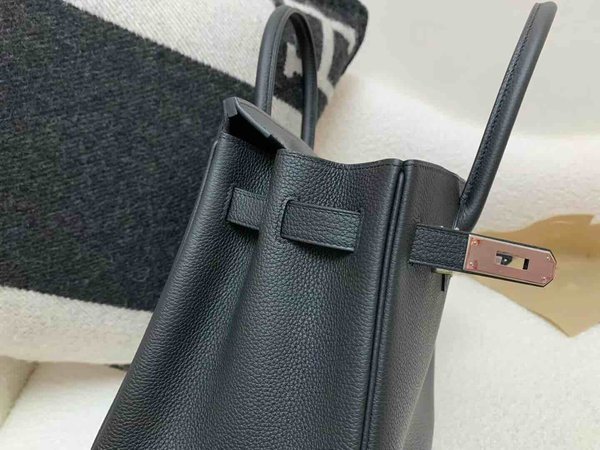 Hermès Birkin 30 Togo Noir x Palladium Hardware