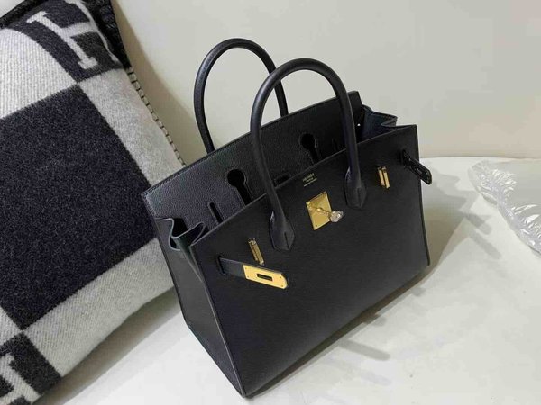 Hermès Birkin30 Epsom Noir x Gold Hardware