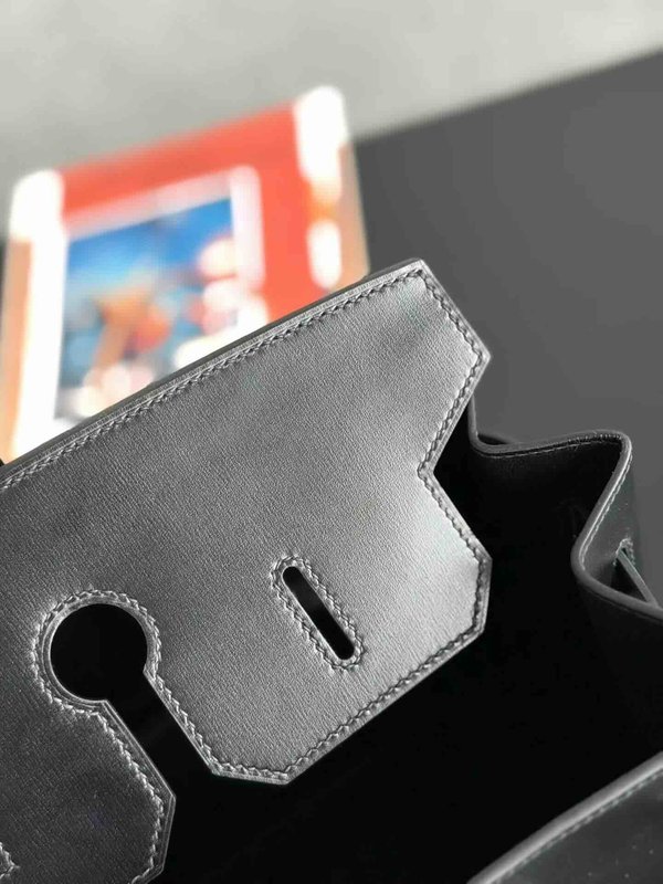 Hermès Birkin 30 Box Noir So Black