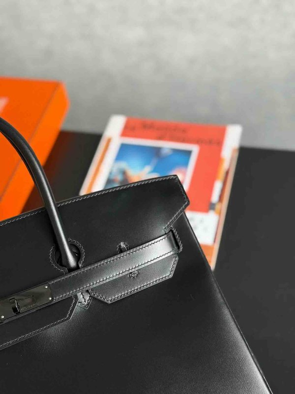 Hermès Birkin 30 Box Noir So Black