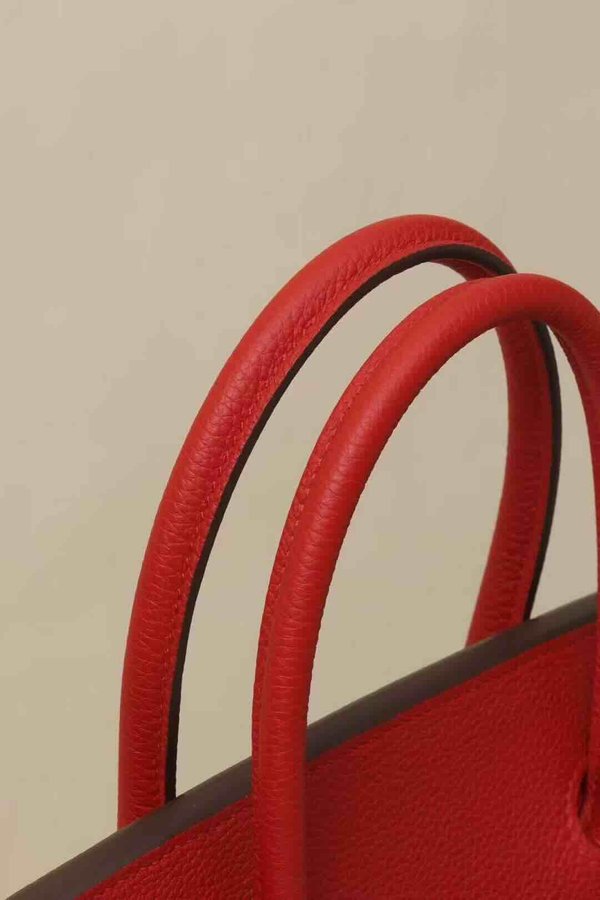 Hermès Birkin 35 Togo Red x Palladium Hardware