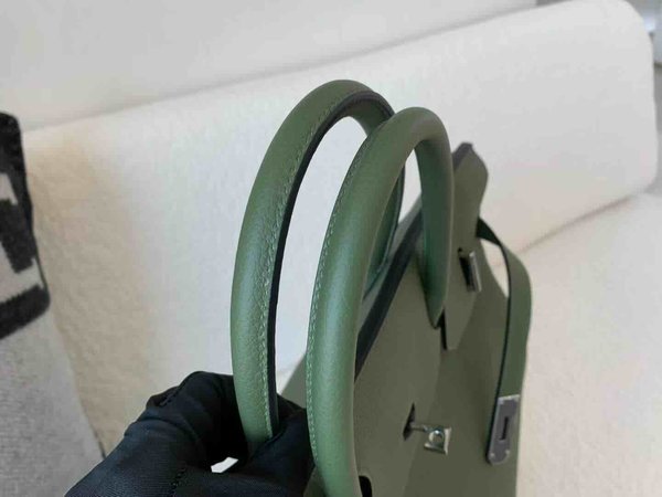 Hermès Birkin HAC 40 Togo Vert Jungle x Palladium Hardware