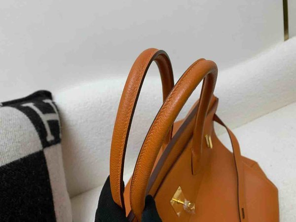 Hermès Birkin 50 Togo Orange x Gold Hardware