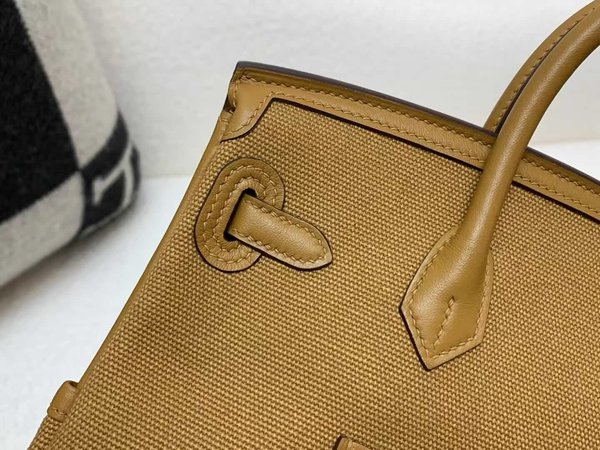 Hermès Birkin Cargo 25 Canvas with Swift 2S Sesame x Palladium Hardware