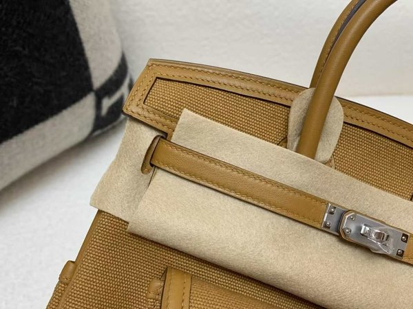 Hermès Birkin Cargo 25 Canvas with Swift 2S Sesame x Palladium Hardware