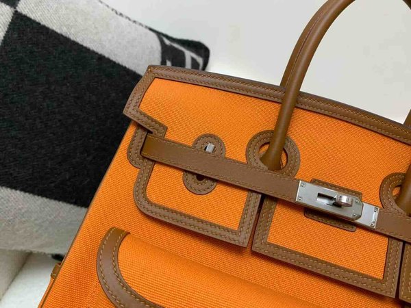 Hermès Birkin35 Cargo Gold & Marron x Palladium Hardware