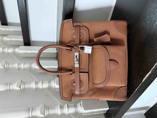 Hermès Birkin25 Cargo Gold x Palladium Hardware