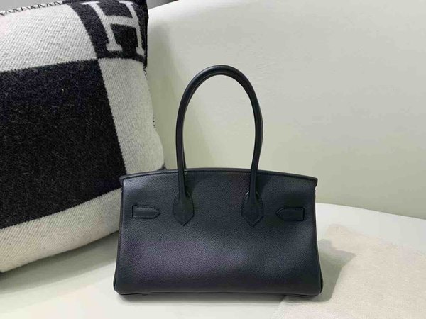 Hermès Birkin 29 Evercolor Noir x Palladium Hardware