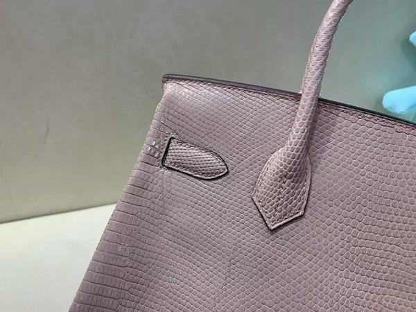 Hermès Birkin 25 Lizard Rose D’Été x Gold Hardware