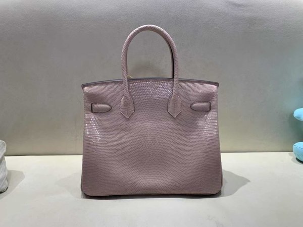Hermès Birkin 25 Lizard Rose D’Été x Gold Hardware