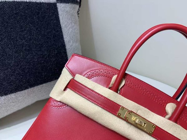 Hermès Birkin 30 GHILLIESE Rouge Casaque x GHW SWIFT