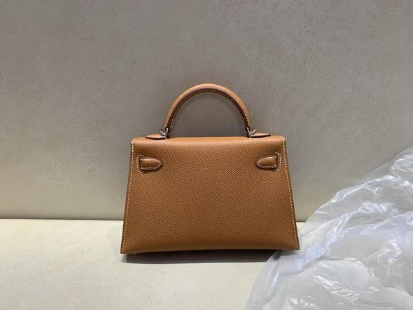 Hermès Kelly Mini II Epsom Gold x Gold Hardware
