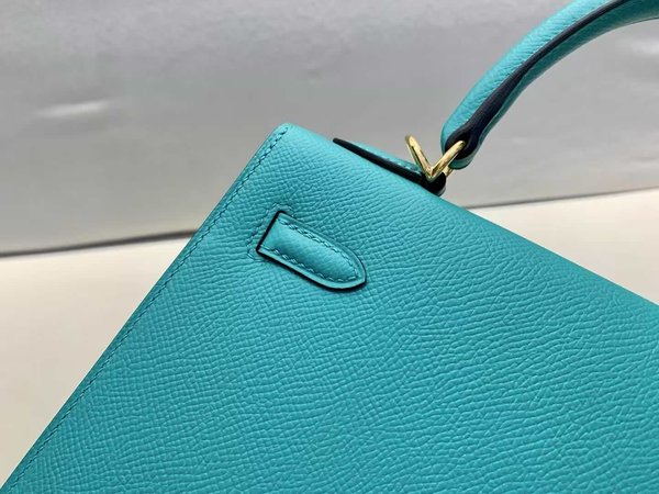 Hermès Kelly25 Epsom Vert Vérone x Gold Hardware