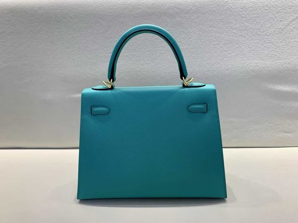 Hermès Kelly25 Epsom Vert Vérone x Gold Hardware