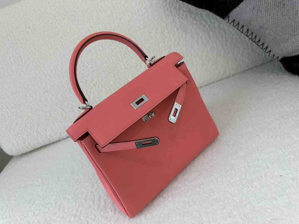 Hermès Kelly 25 Togo Summer Pink x Palladium Hardware