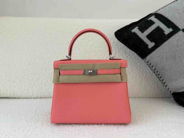 Hermès Kelly 25 Togo Summer Pink x Palladium Hardware