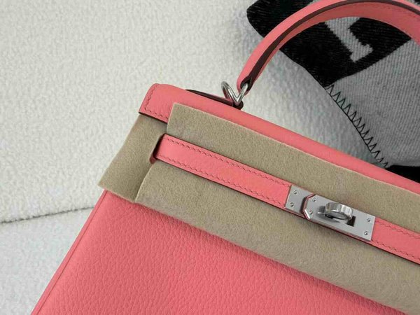 Hermès Kelly 25 Togo Summer Pink x Palladium Hardware
