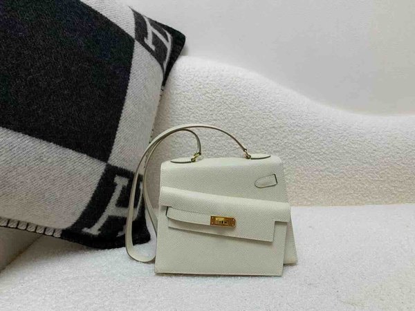 Hermès Kelly Desordre Epsom Craie x Gold Hardware