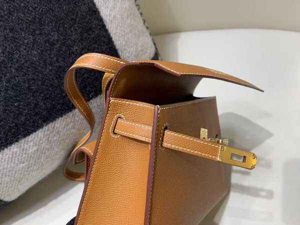 Hermès Kelly Desordre 20 Sellier Epsom Gold x Gold Hardware