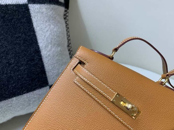 Hermès Kelly Desordre 20 Sellier Epsom Gold x Gold Hardware