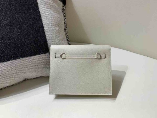 Hermès Kelly Danse 22 Evercolor Beton x Palladium Hardware