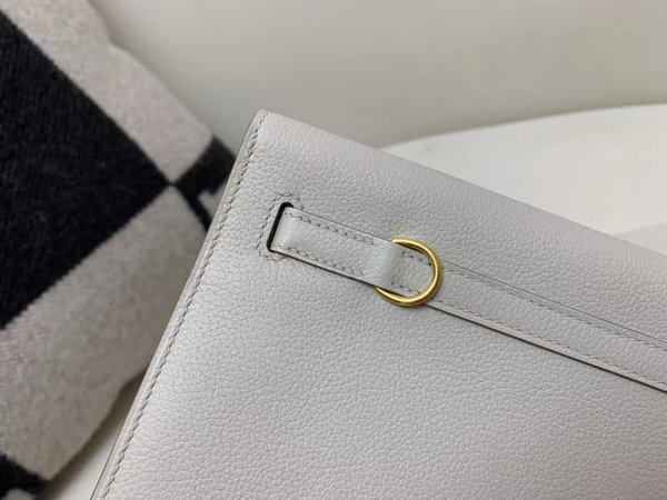 Hermès Kelly Danse Evercolor Gris Perle x Gold Hardware