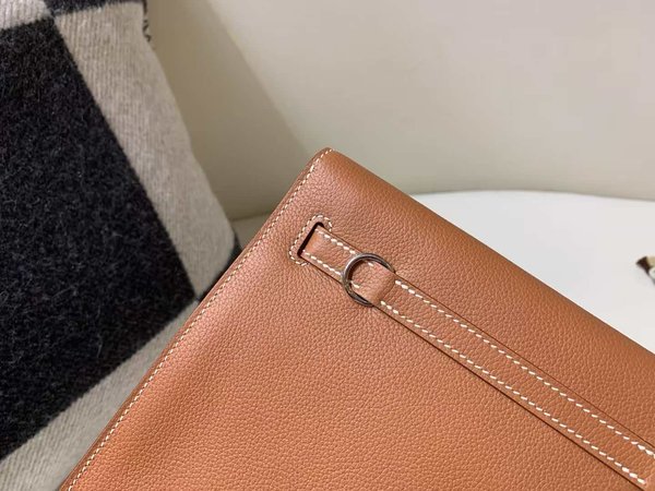 Hermès Kelly Danse Evercolor Gold x Palladium Hardware