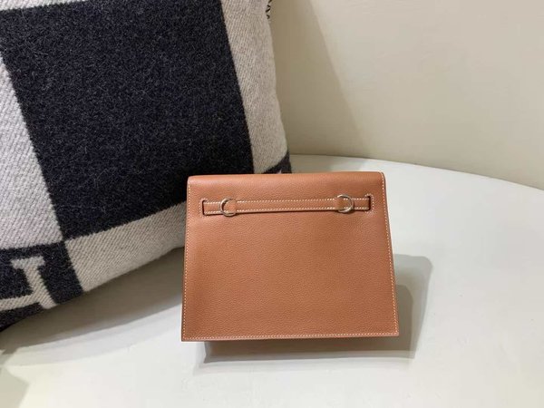 Hermès Kelly Danse Evercolor Gold x Palladium Hardware