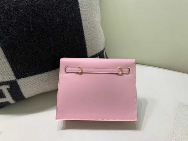 Hermès Kelly Danse Rose Sakura Swift x Gold Hardware