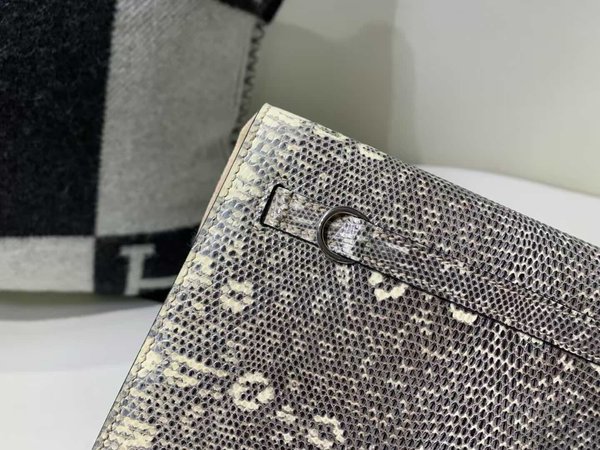 Hermès Kelly Danse Lizard Ombre x Palladium Hardware