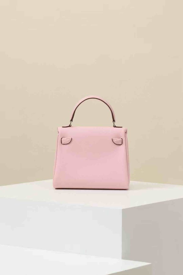 Hermès KellyDoll 16 Swift Rose Sakura & Nata x Palladium Hardware