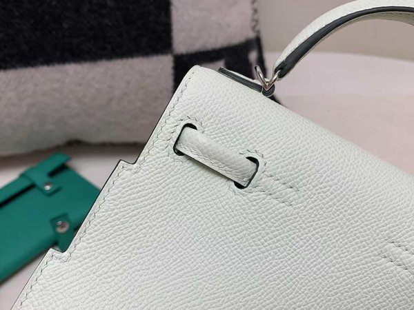 Hermès Kelly Doll Quelle Idole Vert Fizz Epsom with Palladium Hardware