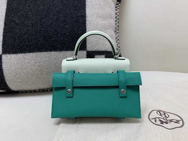 Hermès Kelly Doll Quelle Idole Vert Fizz Epsom with Palladium Hardware