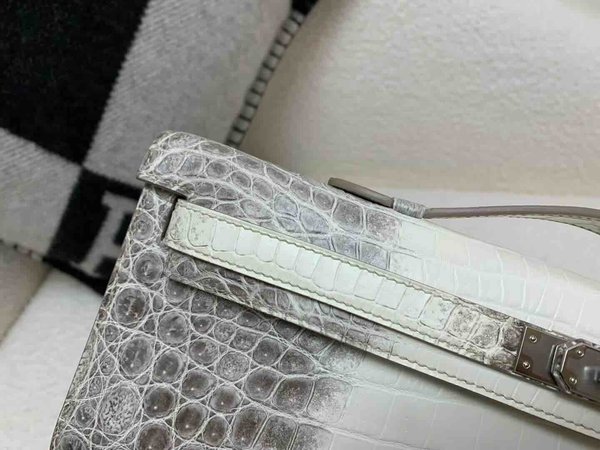 Kelly Cut 31 Matte Crocodile Himalaya x Palladium Hardware