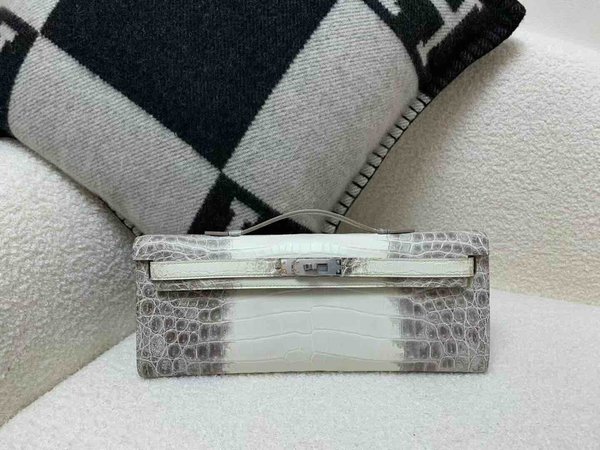 Kelly Cut 31 Matte Crocodile Himalaya x Palladium Hardware