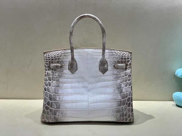 Hermès birkin30cm Diamond Buckle Matte Crocodile Himalaya